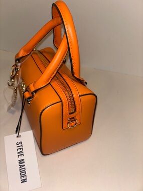 Steve Madden Orange Mini Satchel Bag NWT
